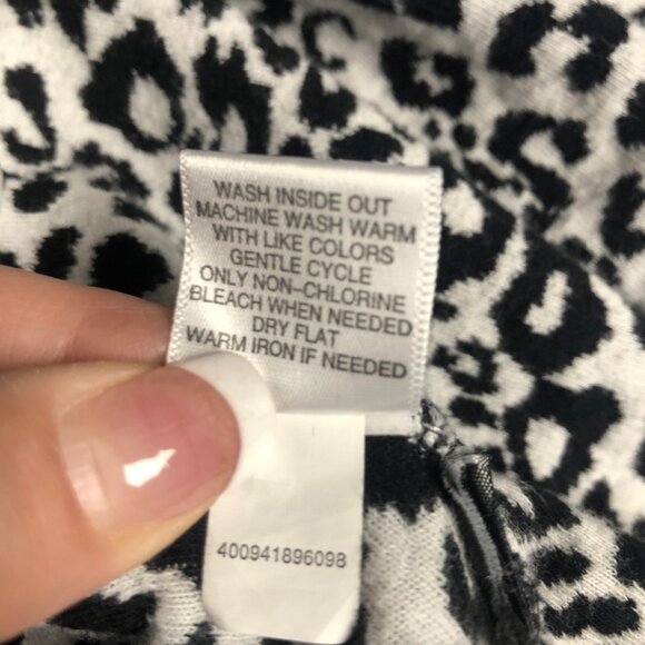 Zebra Open Front Jacket Womens Size XL Animal Print Cotton Cardigan Mob Wife - Picture 7 of 8